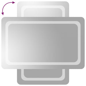 Specchio da Bagno con Luci LED 50x80 cm cod mxl 50276