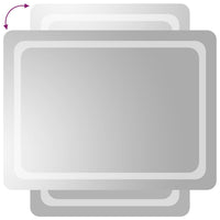 Specchio da Bagno con Luci LED 60x80 cm 3154096