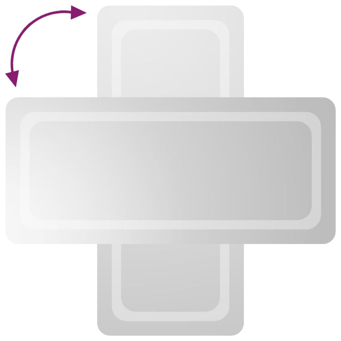 Specchio da Bagno con Luci LED 40x90 cm cod mxl 67804