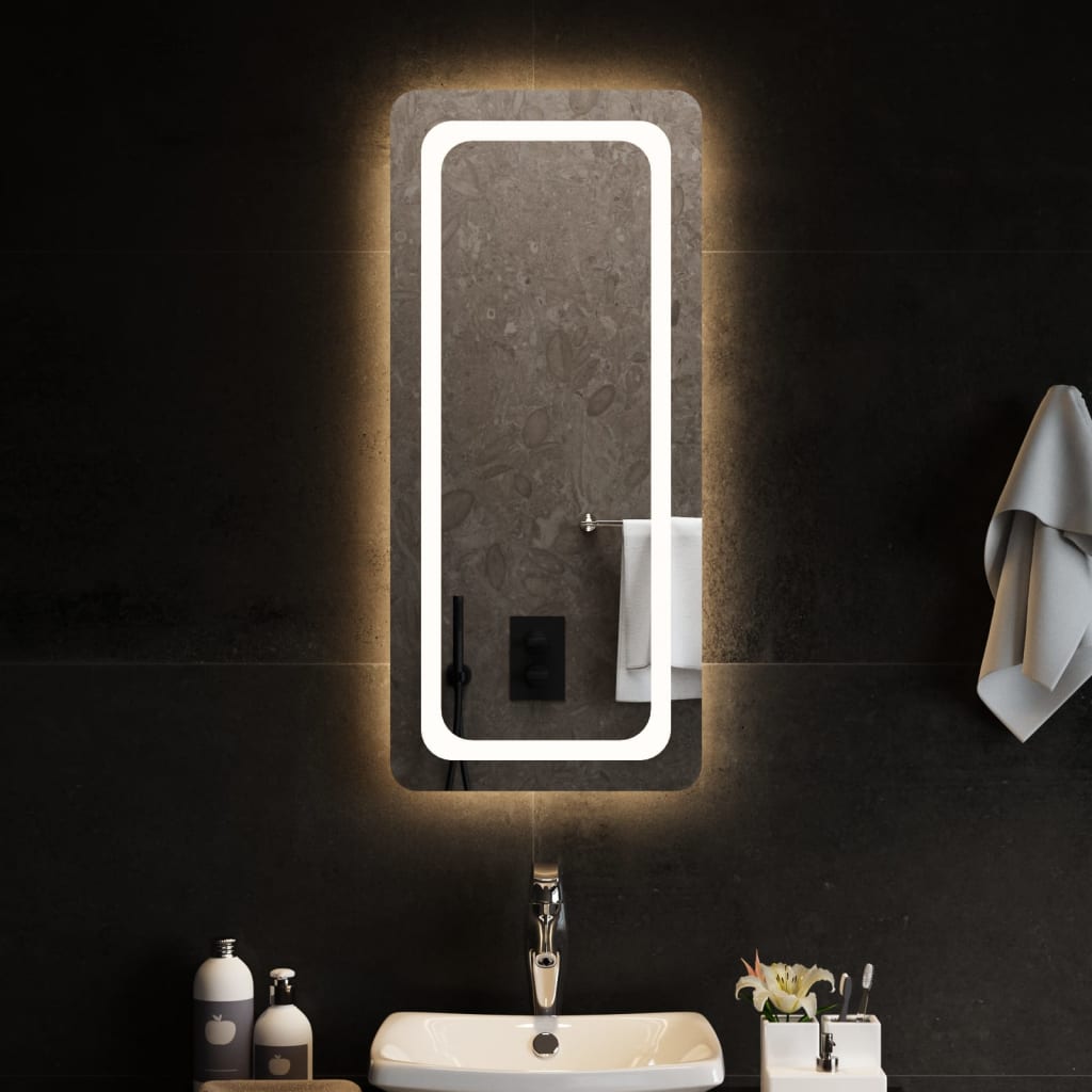 Specchio da Bagno con Luci LED 40x90 cm 3154097