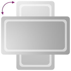 Specchio da Bagno con Luci LED 50x90 cm cod mxl 67733