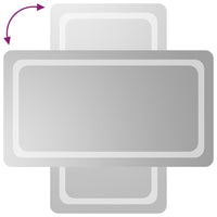 Specchio da Bagno con Luci LED 50x90 cm 3154098