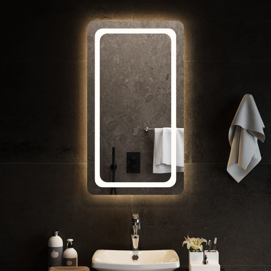 Specchio da Bagno con Luci LED-Specchio per Bagno 50x90 cm 346780