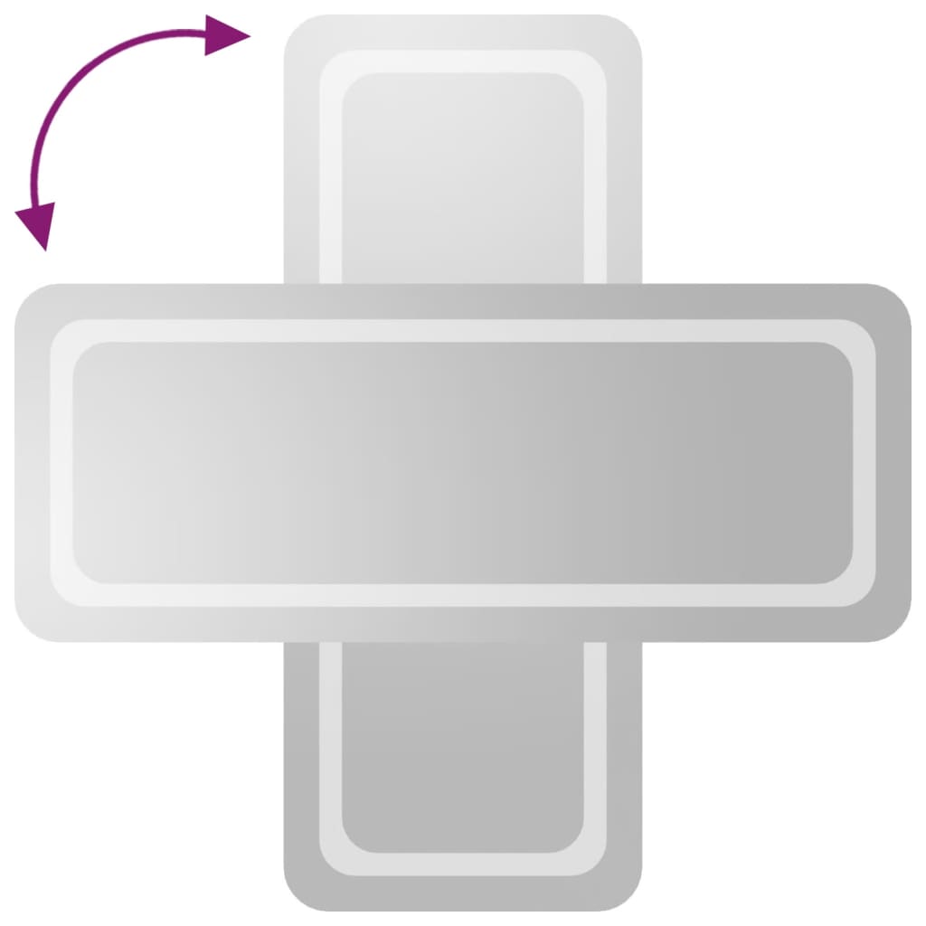 Specchio da Bagno con Luci LED 40x100 cm 3154100