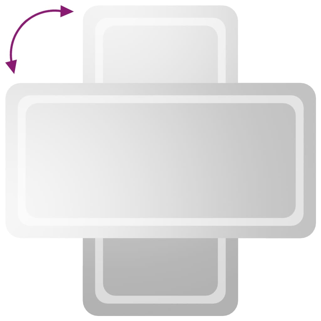 Specchio da Bagno con Luci LED 50x100 cm cod mxl 67827