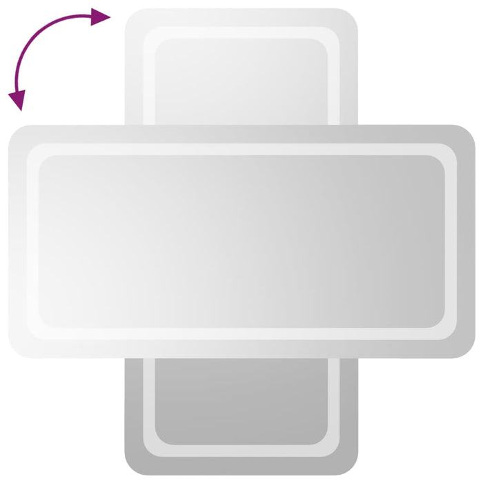 Specchio da Bagno con Luci LED 50x100 cm cod mxl 67827