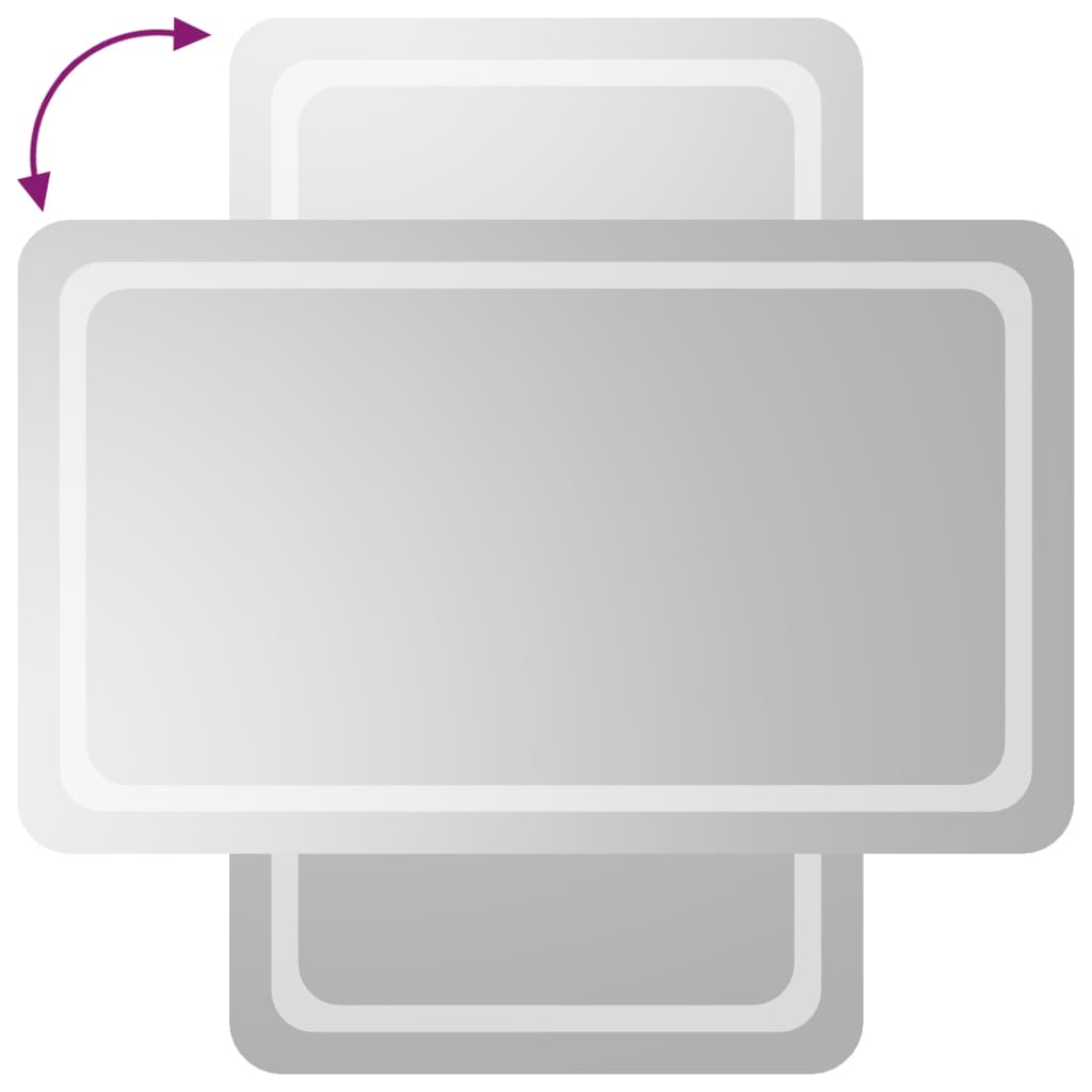 Specchio da Bagno con Luci LED 60x100 cm 3154102