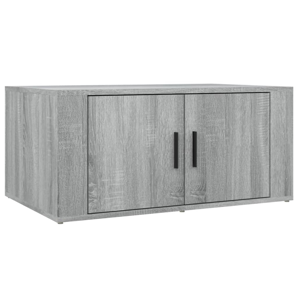 Tavolino da Salotto Grigio Sonoma 80x50x36 cm Legno Multistrato 816518