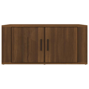 Tavolino da Salotto Rovere Marrone 80x50x36cm Legno Multistrato