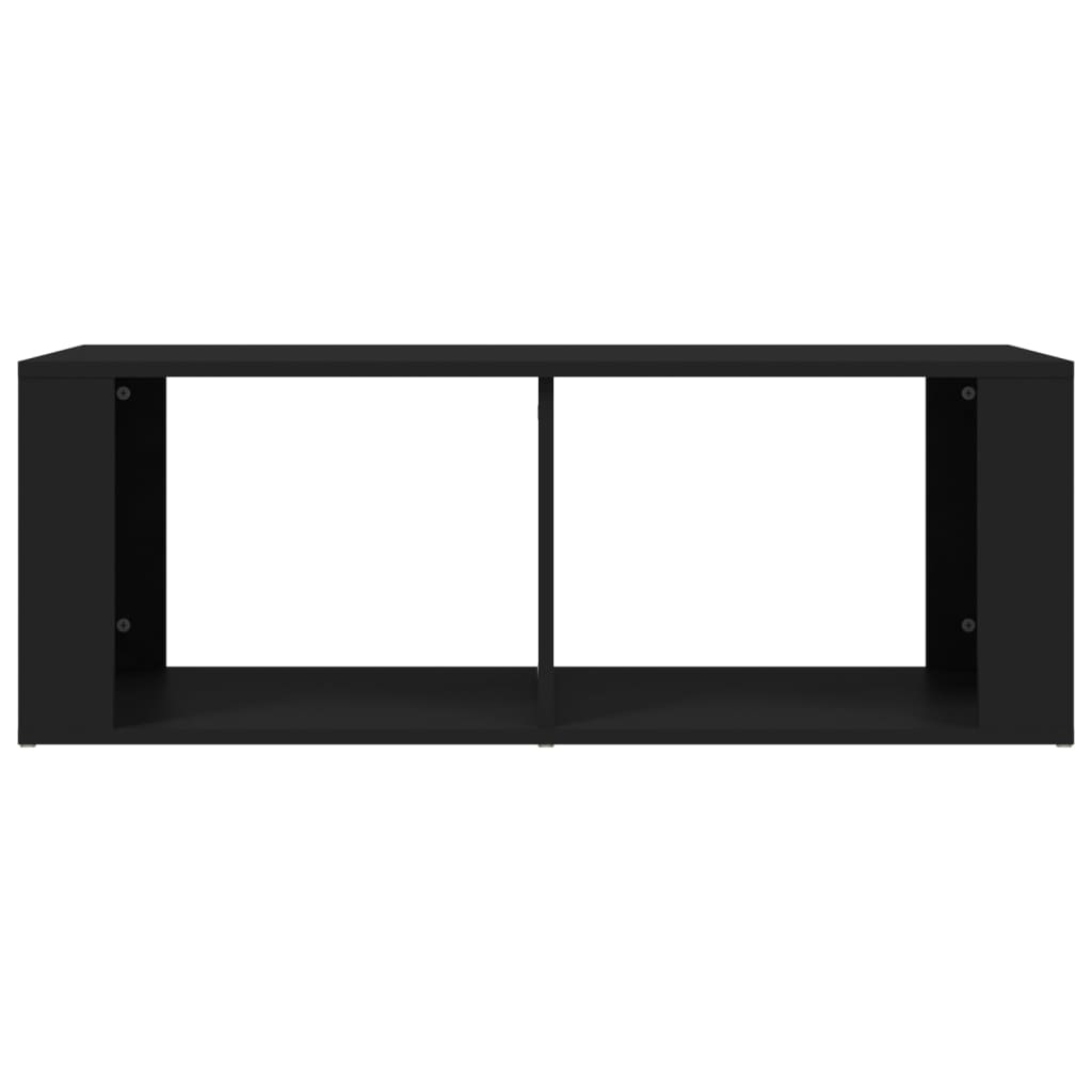 Tavolino da Salotto-Tavolino da soggiorno Nero 100x50x36 cm in Legno Multistrato