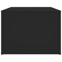 Tavolino da Salotto Nero 100x50x36 cm in Legno Multistrato 816521