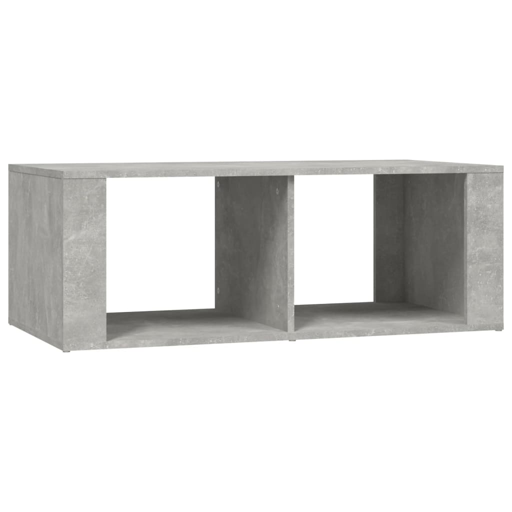 Tavolino Salotto Grigio Cemento 100x50x36 cm Legno Multistrato 816524