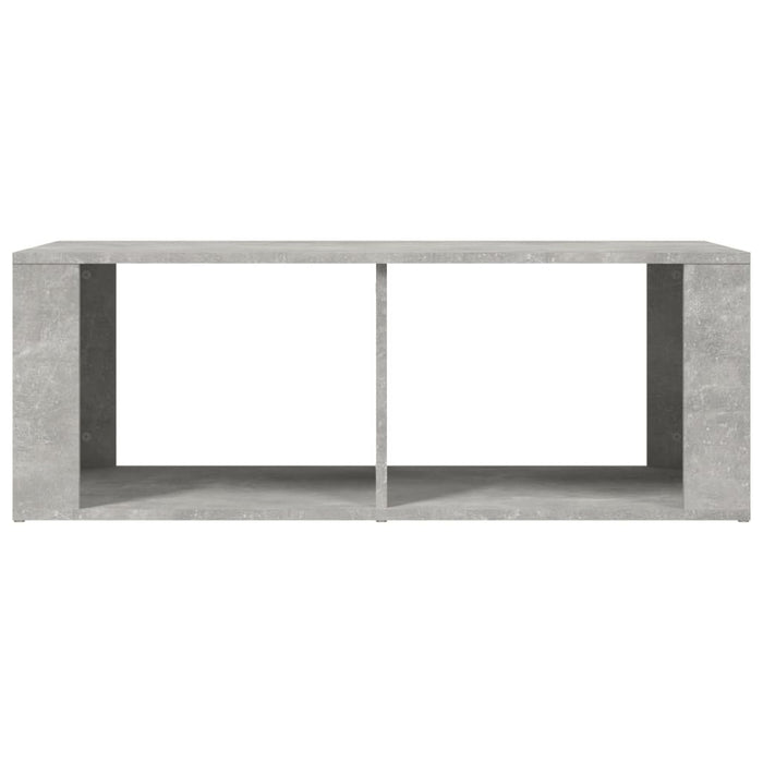 Tavolino Salotto Grigio Cemento 100x50x36 cm Legno Multistrato 816524