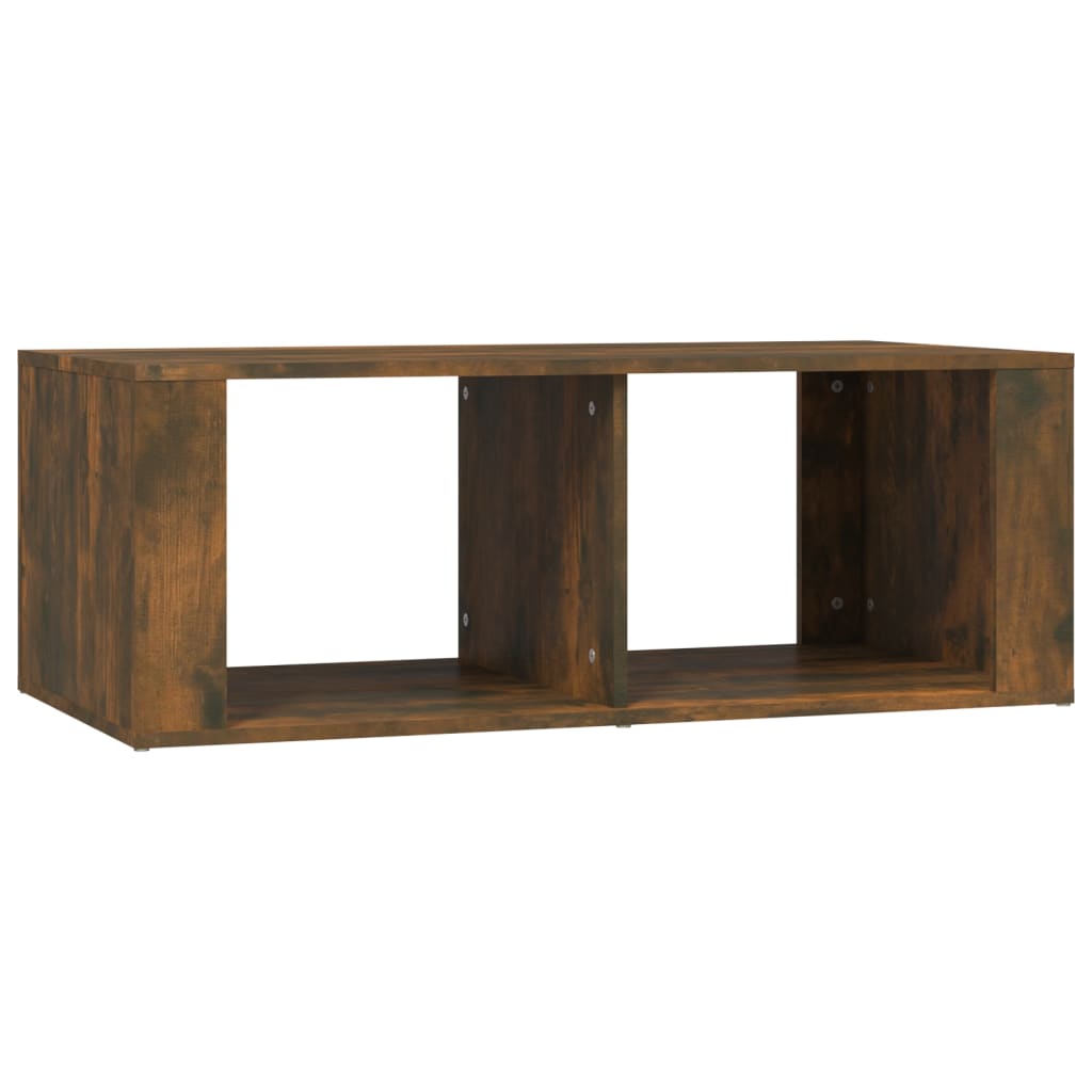 Tavolino da Salotto Rovere Fumo 100x50x36 cm Legno Multistrato 816525