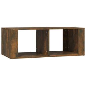 Tavolino da Salotto Rovere Fumo 100x50x36 cm Legno Multistrato 816525