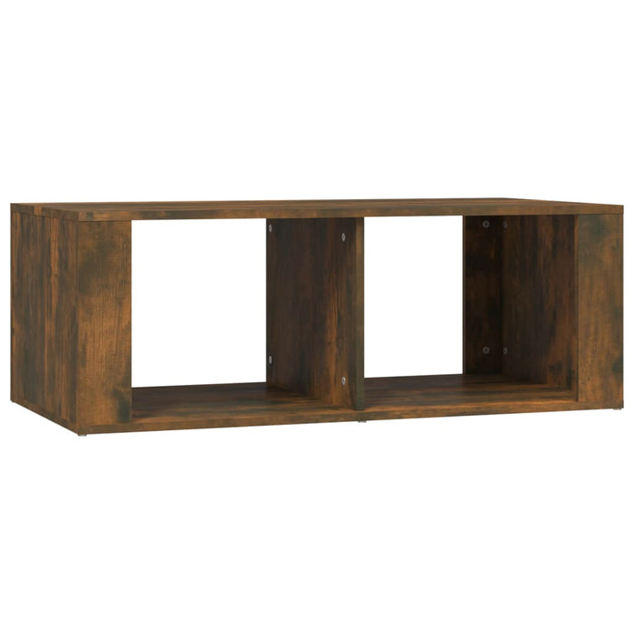 Tavolino da Salotto Rovere Fumo 100x50x36 cm Legno Multistrato 816525