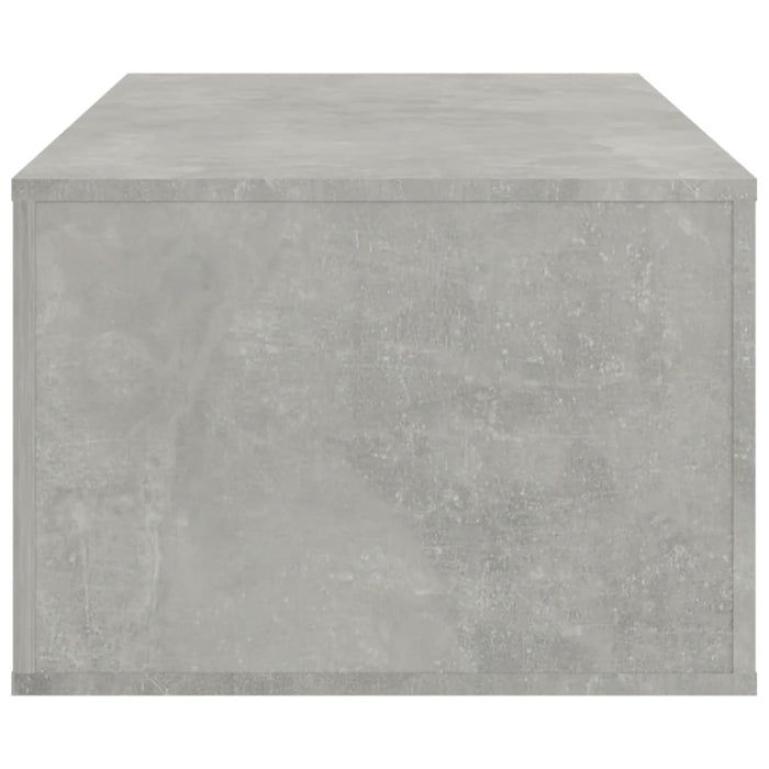 Tavolino Salotto Grigio Cemento 100x50,5x35cm Legno Multistrato 816540