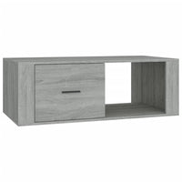 Tavolino Salotto Grigio Sonoma 100x50,5x35 cm Legno Multistrato 816542