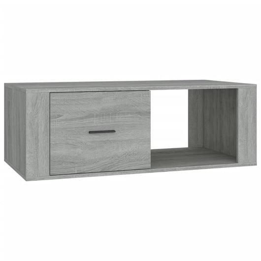 Tavolino Salotto Grigio Sonoma 100x50,5x35 cm Legno Multistrato 816542