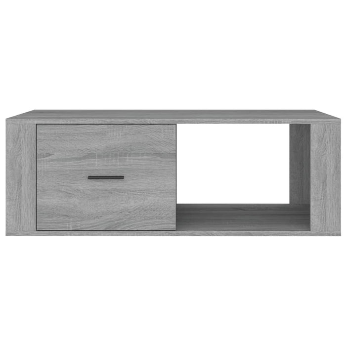 Tavolino Salotto Grigio Sonoma 100x50,5x35 cm Legno Multistrato 816542