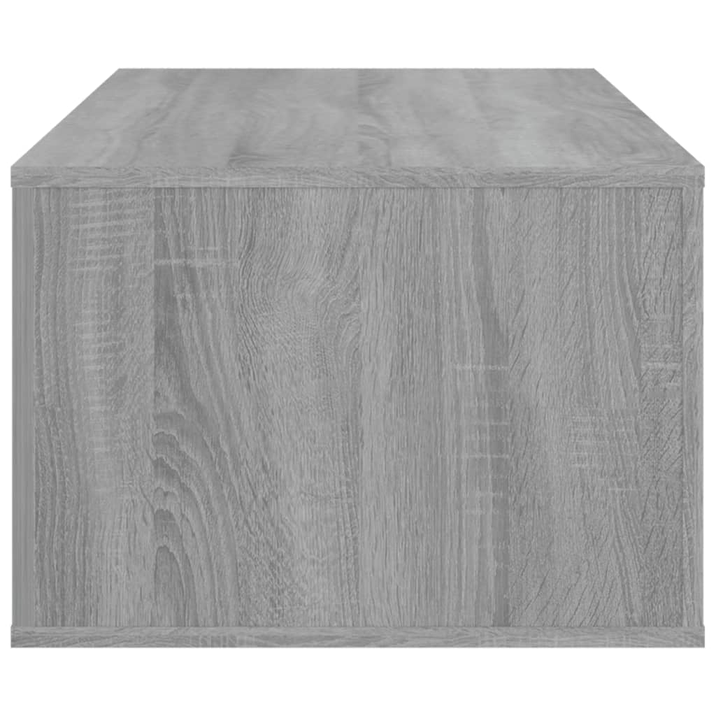 Tavolino Salotto Grigio Sonoma 100x50,5x35 cm Legno Multistrato 816542