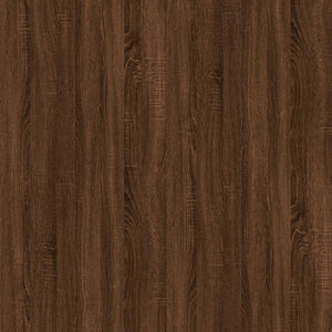 Tavolino Salotto Rovere Marrone 100x50,5x35cm Legno Multistrato
