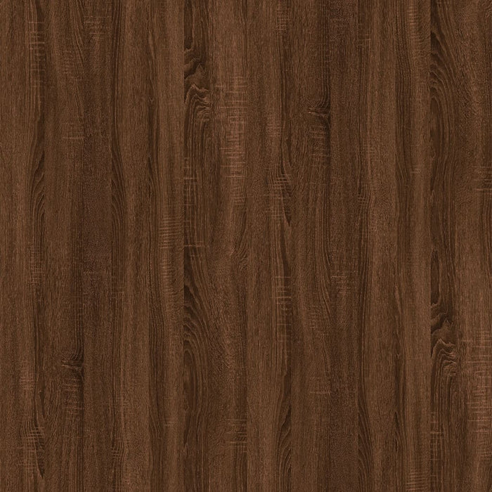 Tavolino Salotto Rovere Marrone 100x50,5x35cm Legno Multistrato