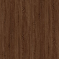 Comodino Rovere Marrone 41x40x36 cm in Legno Multistrato 816551