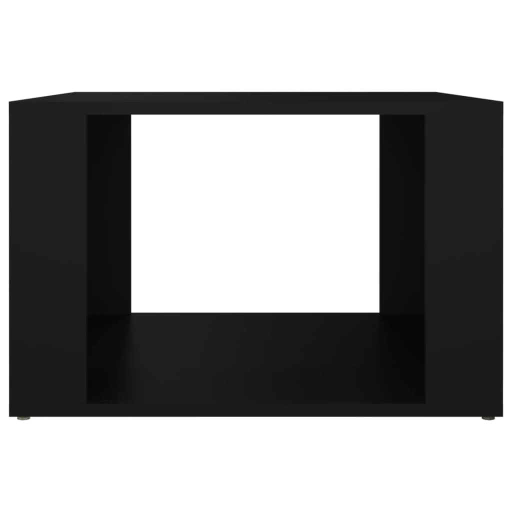 Comodino Nero 57x55x36 cm in Legno Multistrato 816553