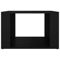 Comodino Nero 57x55x36 cm in Legno Multistrato 816553