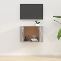 Mobile Porta TV a Parete Grigio Cemento 57x34,5x40 cm 816620