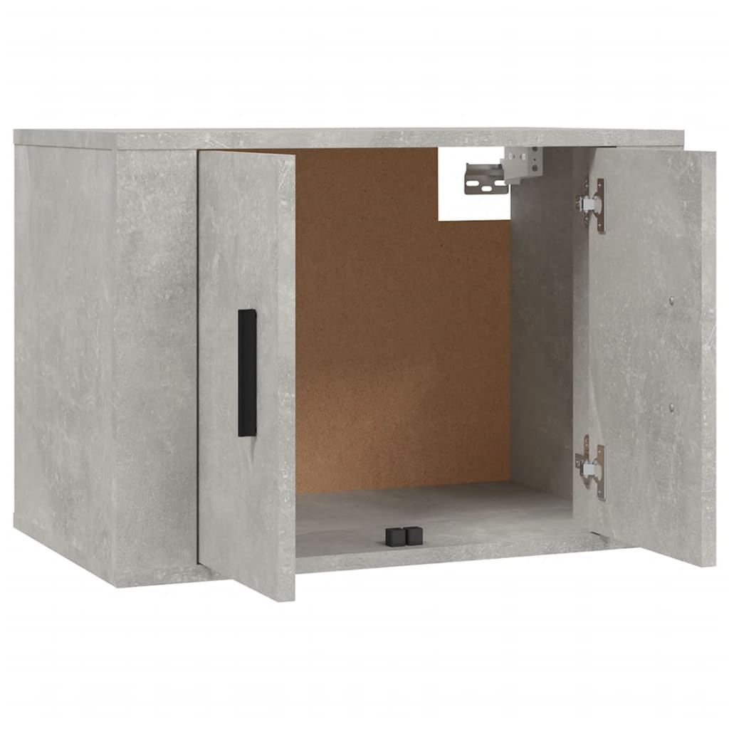 Mobile Porta TV a Parete Grigio Cemento 57x34,5x40 cm 816620