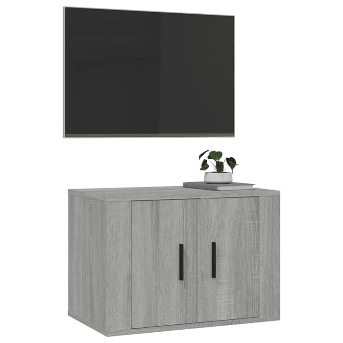 Mobile Porta TV a Parete Grigio Sonoma 57x34,5x40 cm 816622