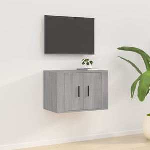 Mobile Porta TV a Parete Grigio Sonoma 57x34,5x40 cm 816622