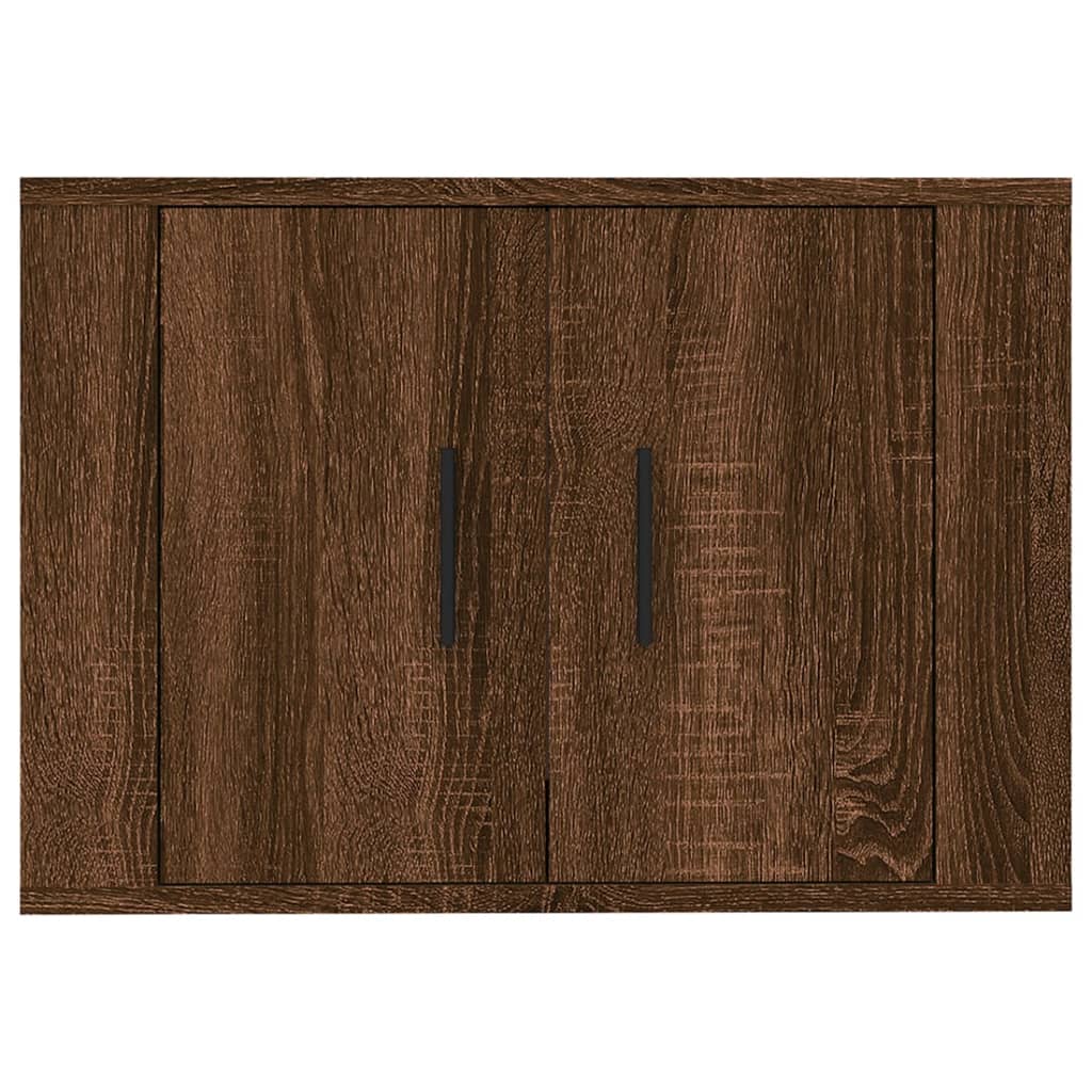 Mobile Porta TV a Parete-Mobile per TV-Credenza TV Rovere Marrone 57x34,5x40 cm