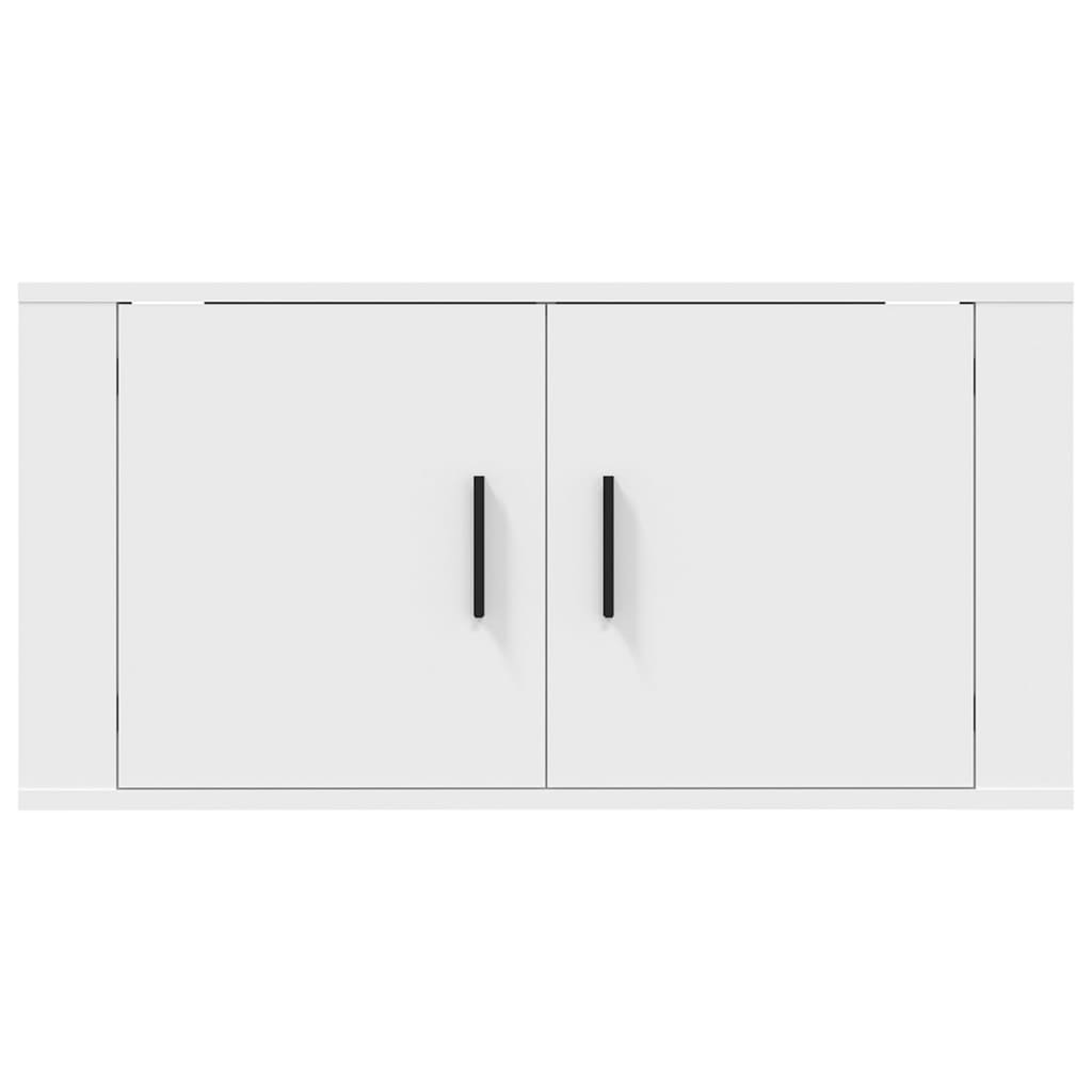 Mobile Porta TV a Parete Bianco 80x34,5x40 cm 816624