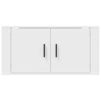 Mobile Porta TV a Parete Bianco 80x34,5x40 cm 816624