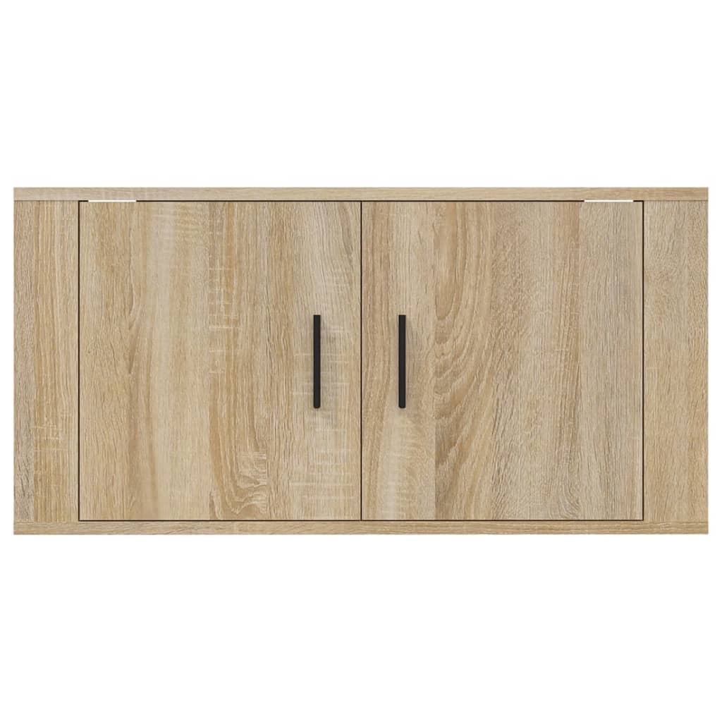 Mobile Porta TV a Parete-Mobile per TV-Credenza TV rovere sonoma 80x34,5x40 cm