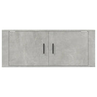 Mobile Porta TV a Parete Grigio cemento 100x34,5x40 cm 816636