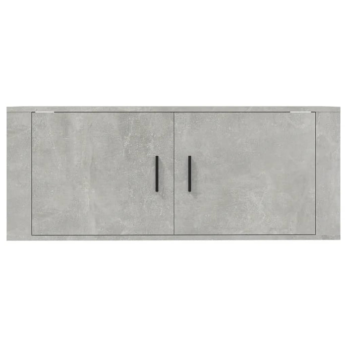 Mobile Porta TV a Parete Grigio cemento 100x34,5x40 cm 816636