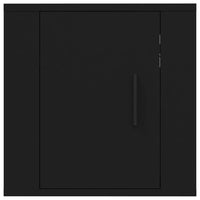 Mobile Porta TV a Parete Nero 40x34,5x40 cm 816642