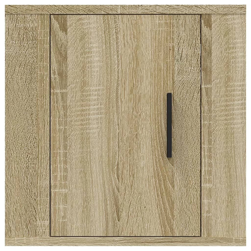 Mobile Porta TV a Parete-Mobile per TV-Credenza TV Rovere Sonoma 40x34,5x40 cm