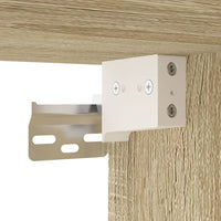Mobili Porta TV a Parete 2 pz Rovere Sonoma 40x34,5x40 cm 816647