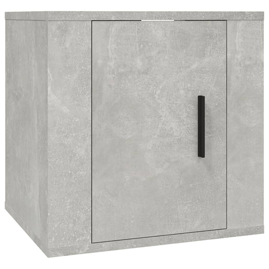 Mobile Porta TV a Parete Grigio Cemento 40x34,5x40 cm 816648