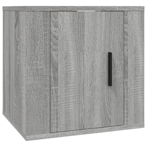 Mobili Porta TV a Parete 2 pz Grigio Sonoma 40x34,5x40 cm