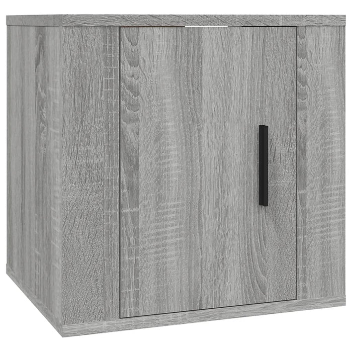 Mobili Porta TV a Parete 2 pz Grigio Sonoma 40x34,5x40 cm 816653