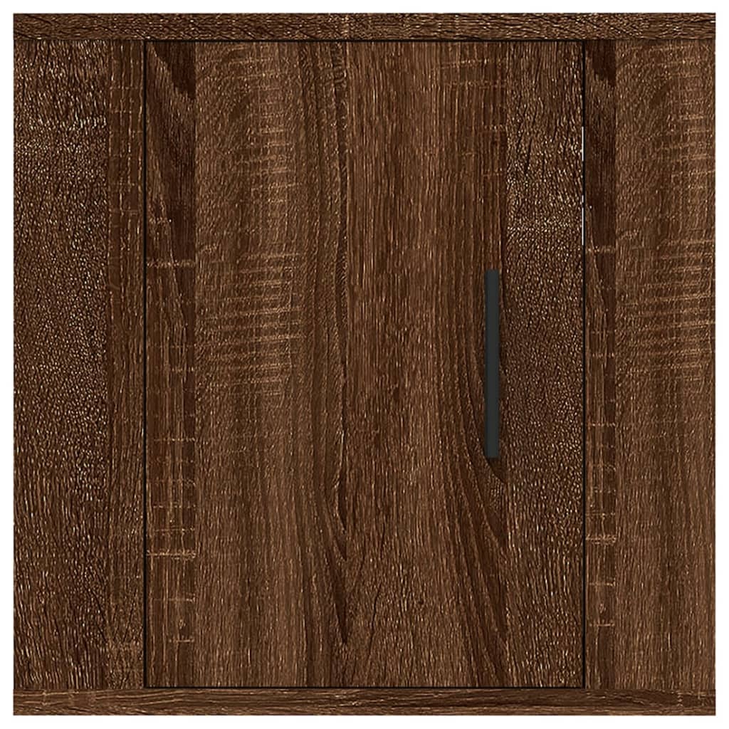Mobile Porta TV a Parete-Mobile per TV-Credenza TV Rovere Marrone 40x34,5x40 cm