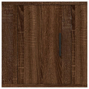 Mobile Porta TV a Parete Rovere Marrone 40x34,5x40 cm 816654