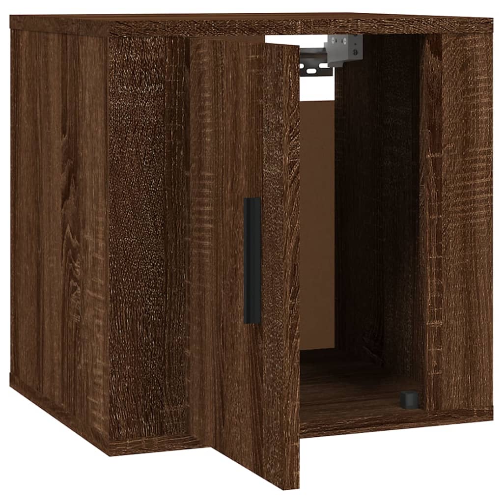 Mobile Porta TV a Parete-Mobile per TV-Credenza TV Rovere Marrone 40x34,5x40 cm