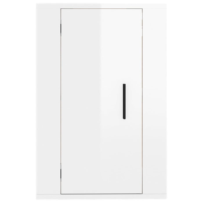 Mobile Porta TV a Parete Bianco Lucido 40x34,5x60 cm cod mxl 23151
